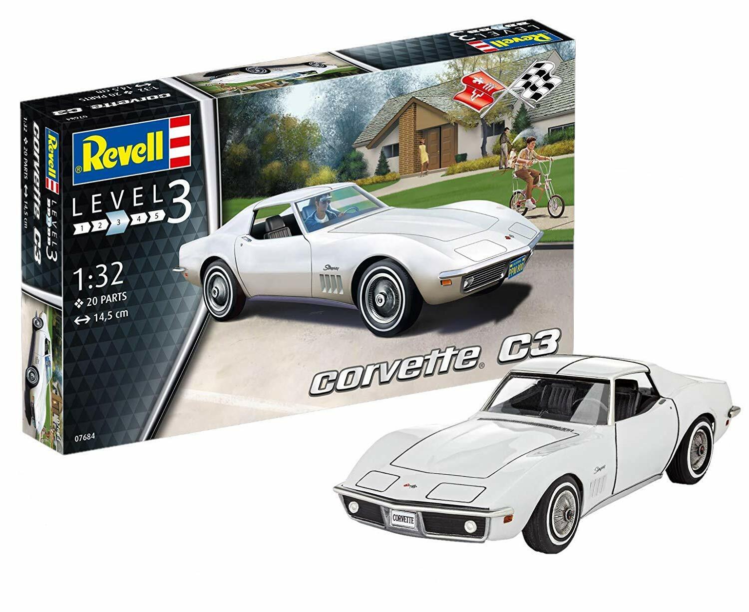 Chevrolet Corvette C3 1:32 REV07684 - revell modellismo