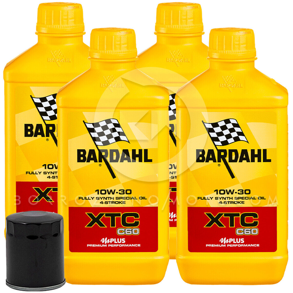 KIT TAGLIANDO OLIO BARDAHL XTC C60 10W30 + FILTRO KAWASAKI ZX 600 2001