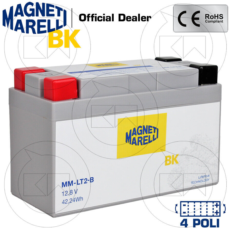 BATTERIA A LITIO MAGNETI MARELLI YTX9-BS per SUZUKI LT Z QUADSPORT 400 2002 2003