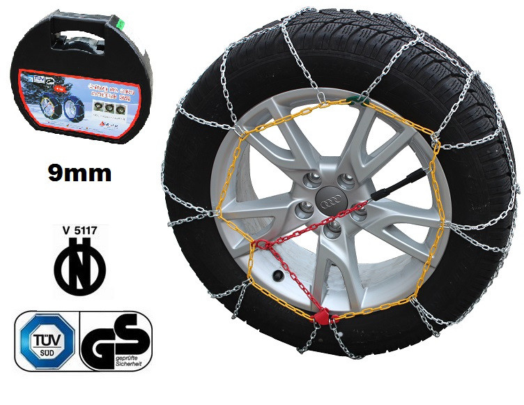 CATENE DA NEVE 9MM 225/45 R17  OMOLOGATE V5117