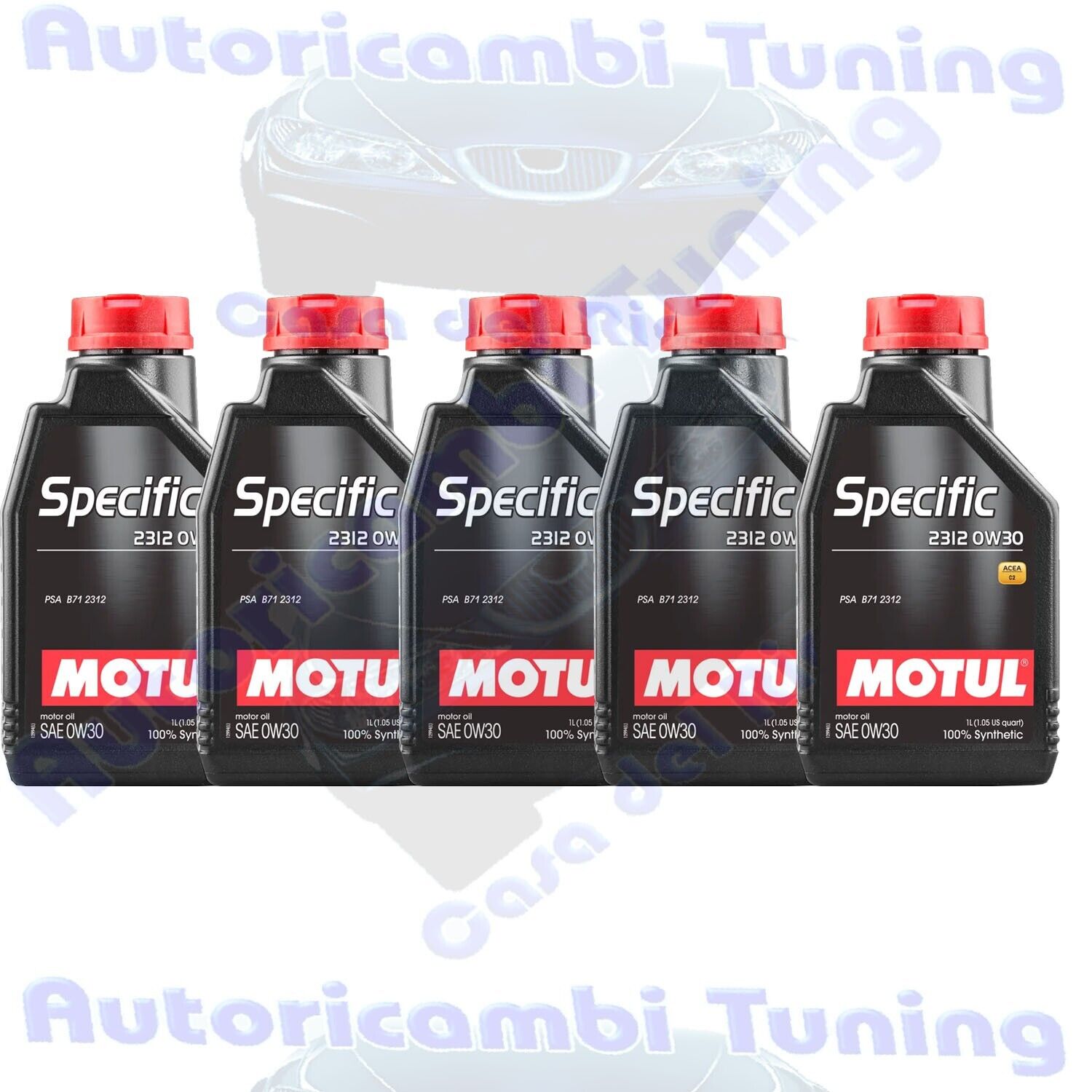 7 LT Olio Auto Motul Specific 2312 0W30 ACEA C2 PSA B71 2312 BlueHDi SCR  DPF
