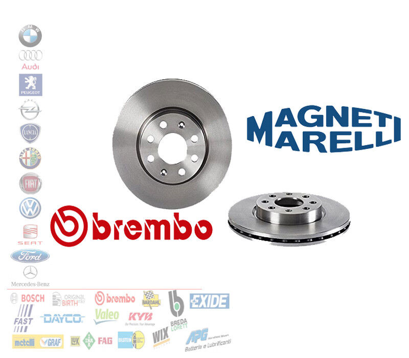 COPPIA DISCHI FRENO ANTERIORI per FORD C-MAX FOCUS per VOLVO C70 S40 V50