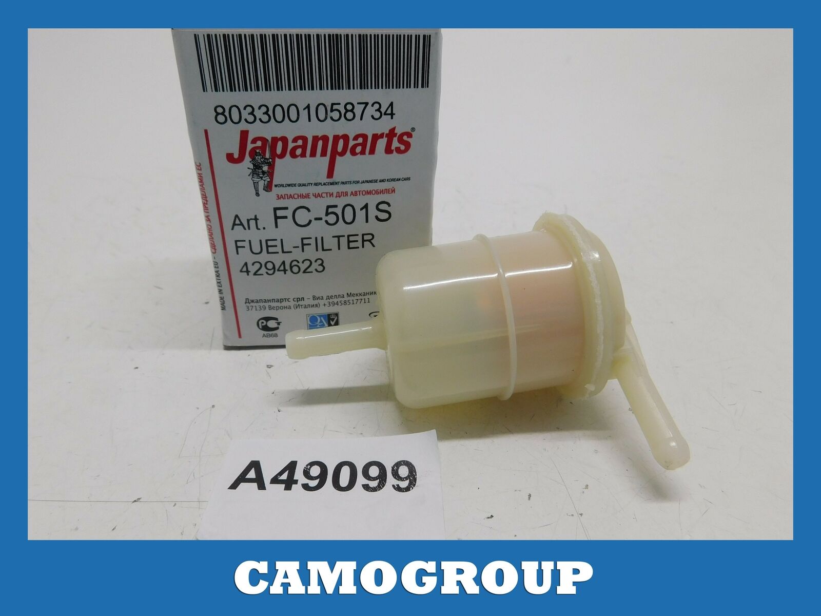 FILTRO CARBURANTE FUEL FILTER JAPANPARTS PER VOLKSWAGEN JETTA LANCIA Y10 FC-501S