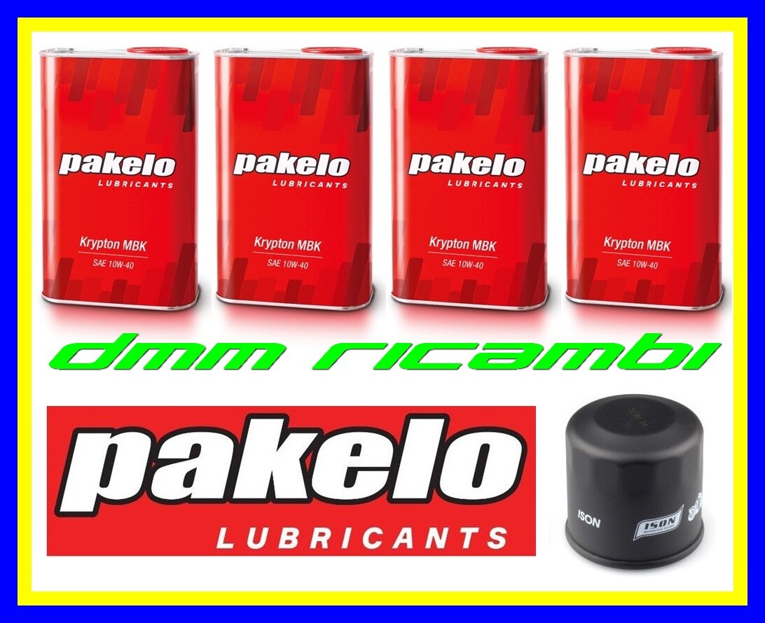 Kit Tagliando SUZUKI GSR 600 2009 2010 + Filtro Olio PAKELO KRYPTON MBK 10W40