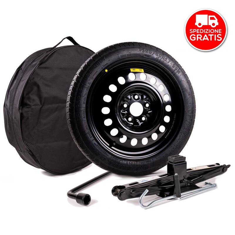 Ruotino di scorta per TOYOTA Prius (XW5(EU,M))  dal 2015 - ruota crick-chiave-sa
