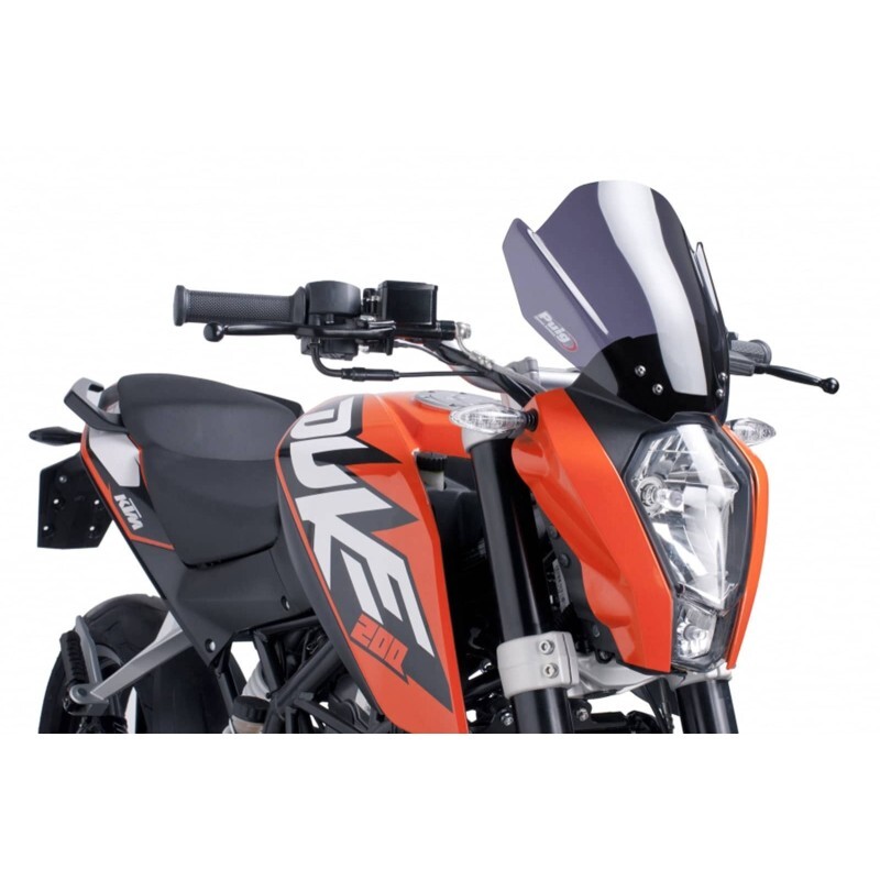 PUIG CUPOLINO NAKED N.G. SPORT KTM 200 DUKE 12-15 FUME SCURO
