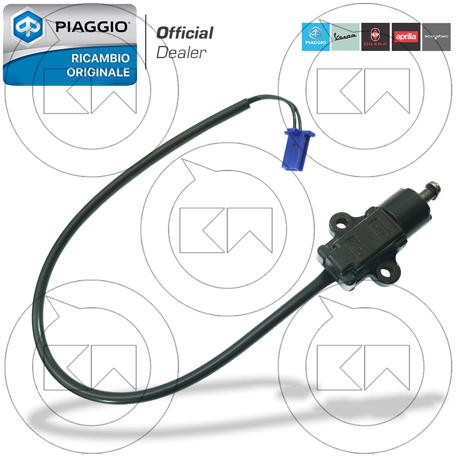 PULSANTE SPEGNIMENTO CAVVALLETTO ORIGINALE PIAGGIO BEVERLY MIC 125 2007-2007