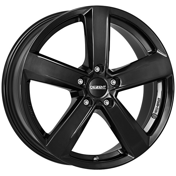 CERCHIO IN LEGA DEZENT TU BLACK PER RANGE ROVER VELAR 7.5X18 5X108 BLACK UHB