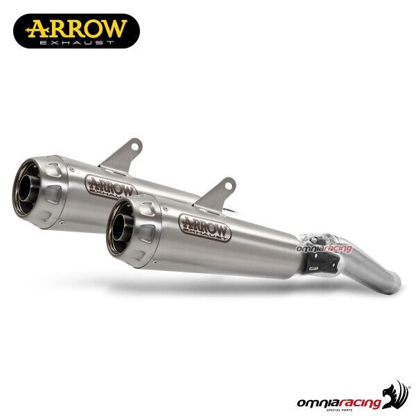 Arrow pair of exhausts Pro Race slip-ons inox racing KTM 890 Duke R 2020-2023