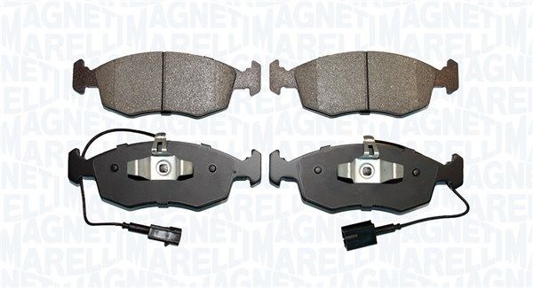 MAGNETI MARELLI 363916060427 Kit pastiglie freno per FIAT 500 (312_), 500 C (312