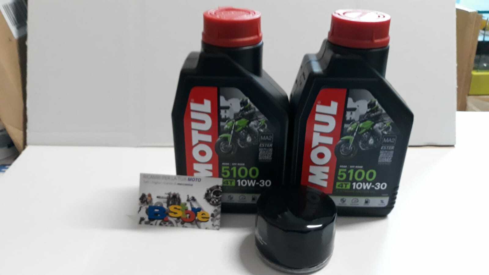 TAGLIANDO 2lt OLIO MOTUL 5100 10W30  + filtro HONDA ctx700 tutti i modelli a par