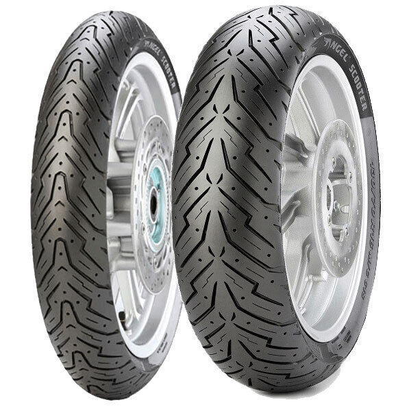 COPPIA GOMME PIRELLI 100/90-10 ANGEL SCOOTER + 150/70-14 ANGEL SCOOTER (B)