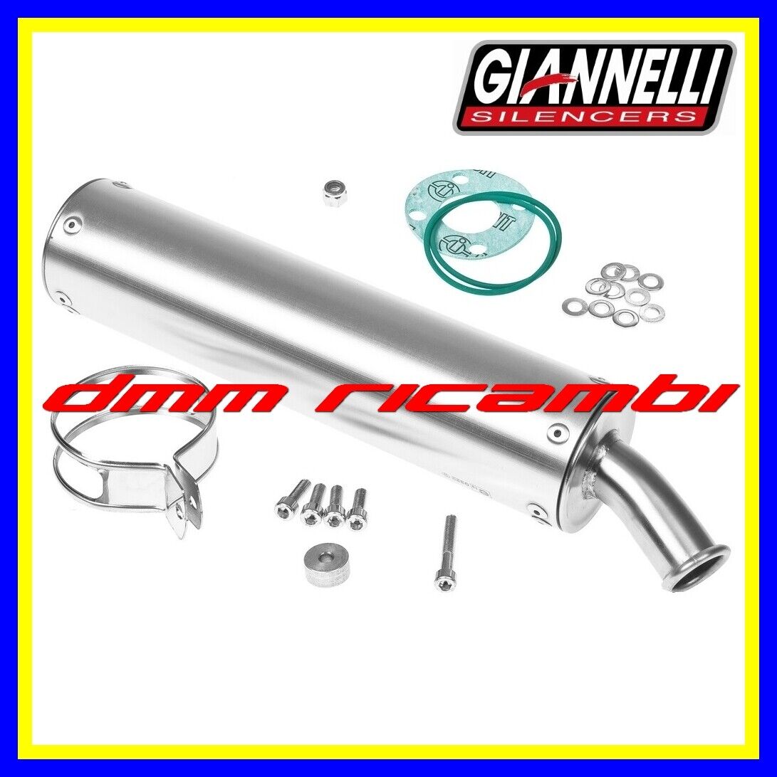 Silenziatore GIANNELLI CAGIVA MITO 125 2002 2003 terminale alluminio omologato