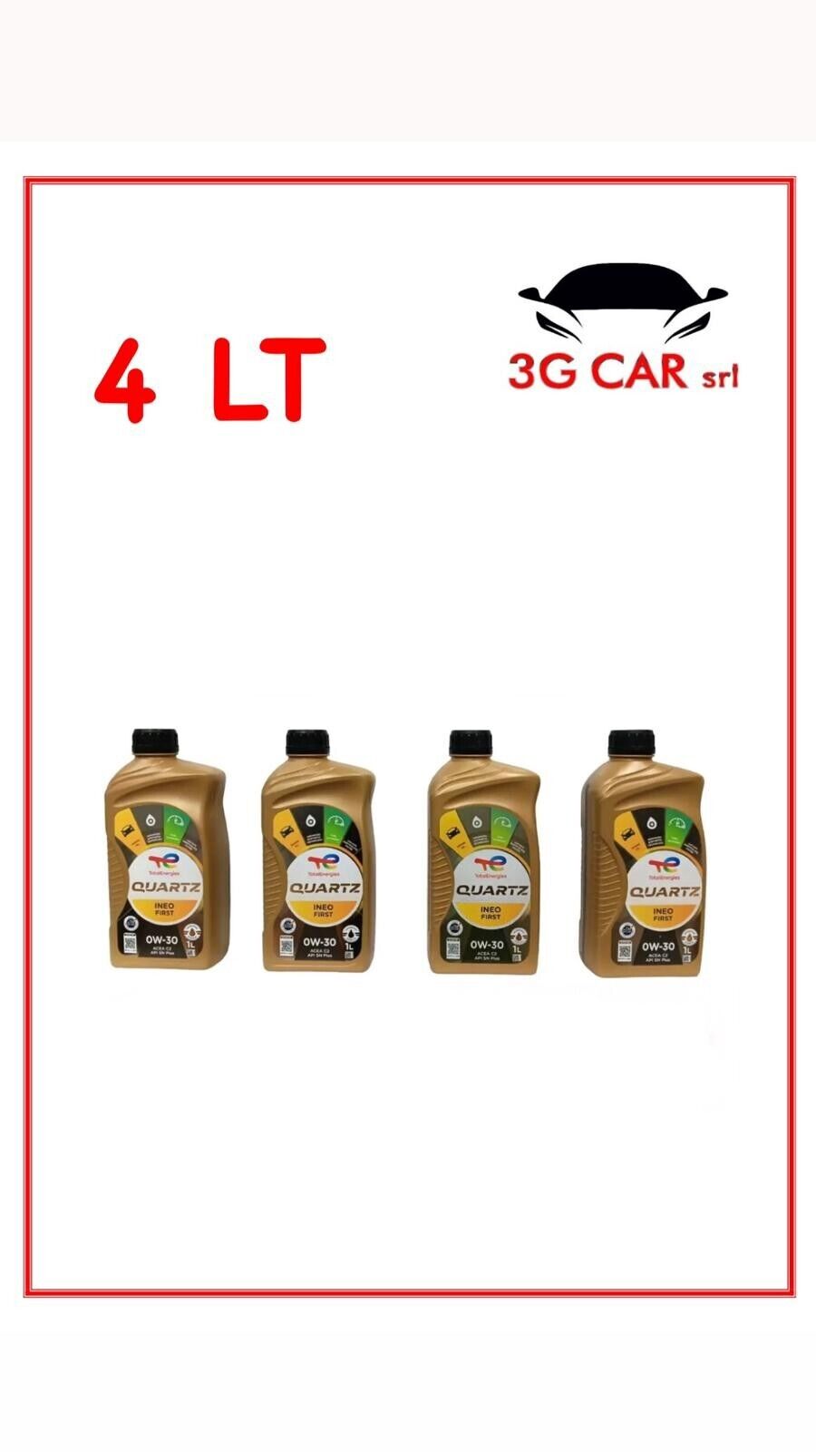 Olio Total Quartz Ineo First 0W30 Psa B71 2312  Acea C1C2  PEUGEOT FIAT Lt. 4