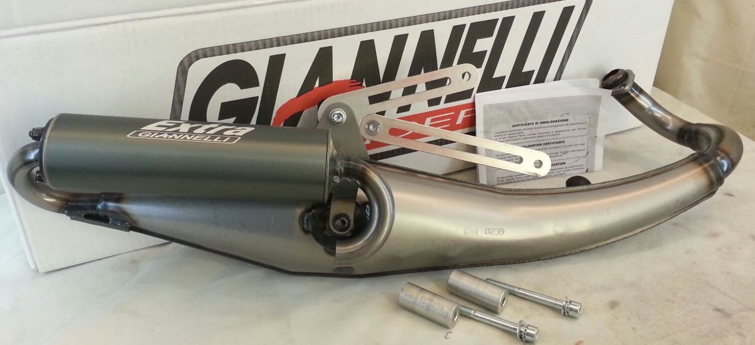 marmitta GIANNELLI espansione  EXTRA V2 PIAGGIO VESPA ET2 - LX 50cc  cod.31620P2