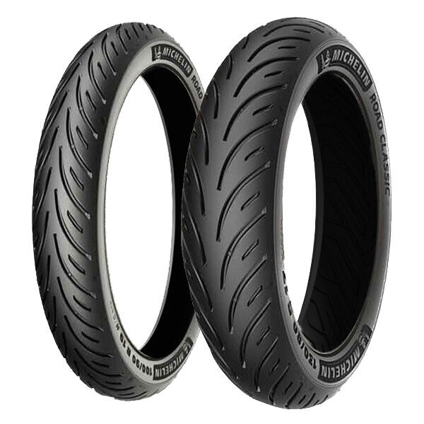 COPPIA GOMME MICHELIN 110/80-17 57V + 130/80-17 65H ROAD CLASSIC