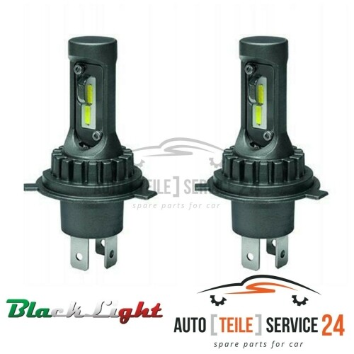KIT 2 LAMPADE HEADLIGHT LED SIRIUS H4 12/24V 6000K AUTO MOTO MEZZI PESANTI