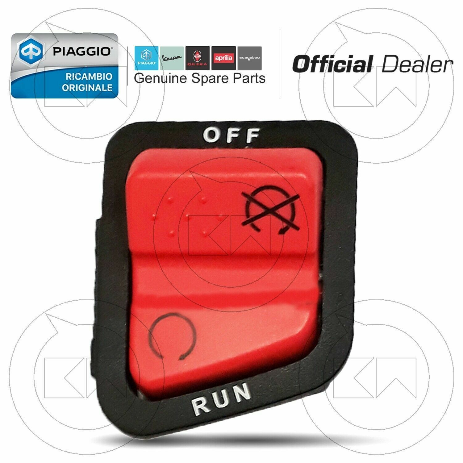 DEVIO PULSANTE ARRESTO MOTORE ORIGINALE PIAGGIO MP3 IE LT TOURING 300 2011-2013