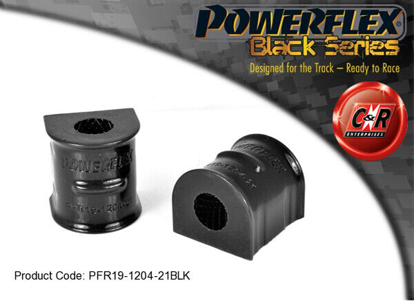 Powerflex Black Rrarb A Telaio Spazzole 21mm per Volvo C30 06on PFR19-1204-21BLK