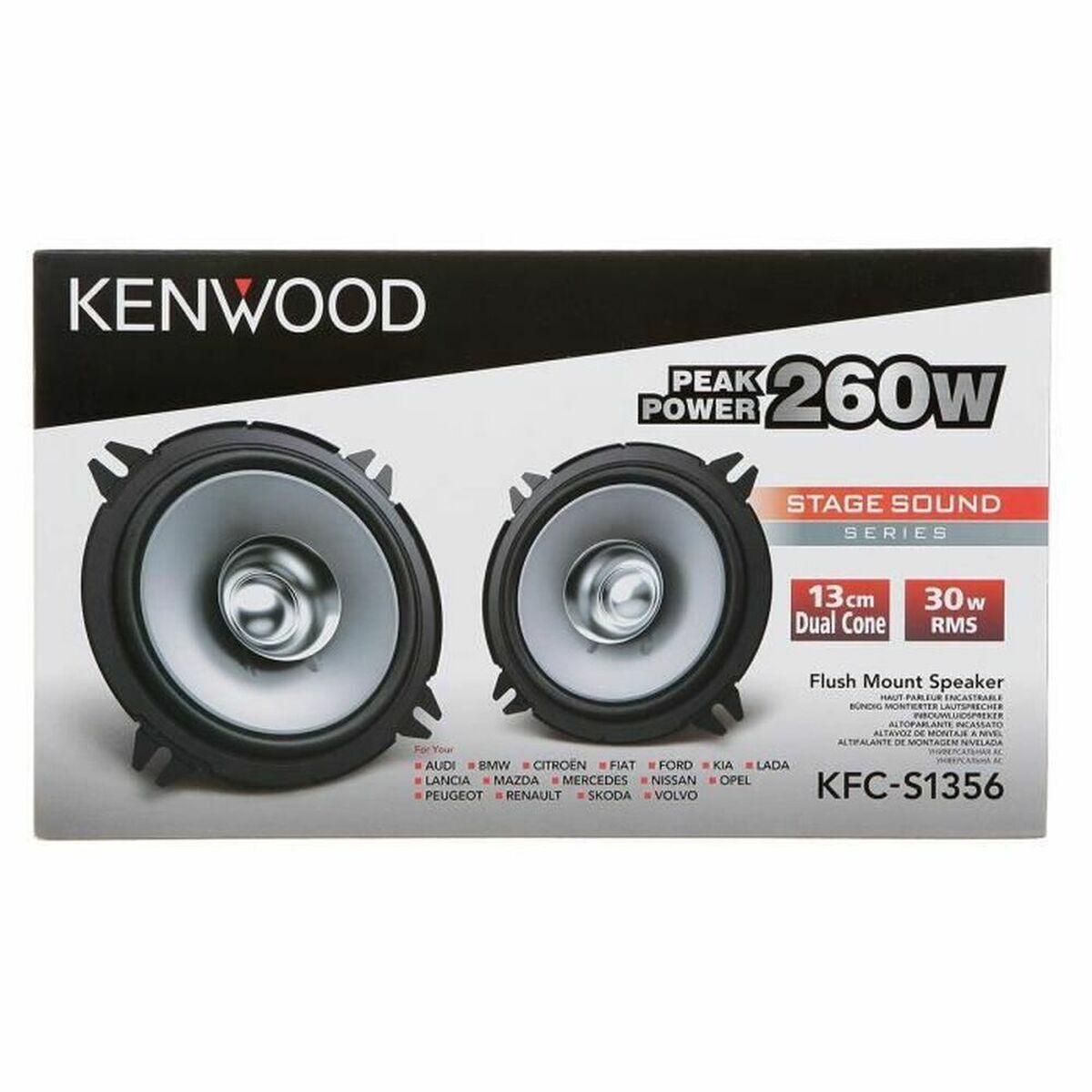 Altoparlanti Kenwood KFC-S1356 2 Pezzi [2 Unità]