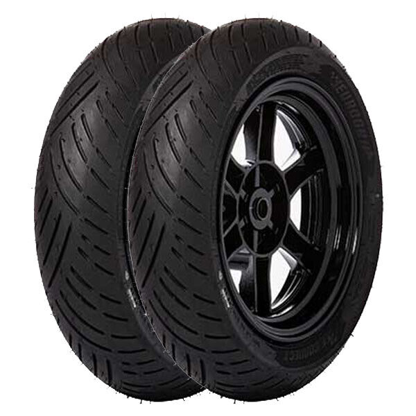COPPIA GOMME EUROGRIP 120/70-11 56L + 130/60-13 60P BEE CONNECT