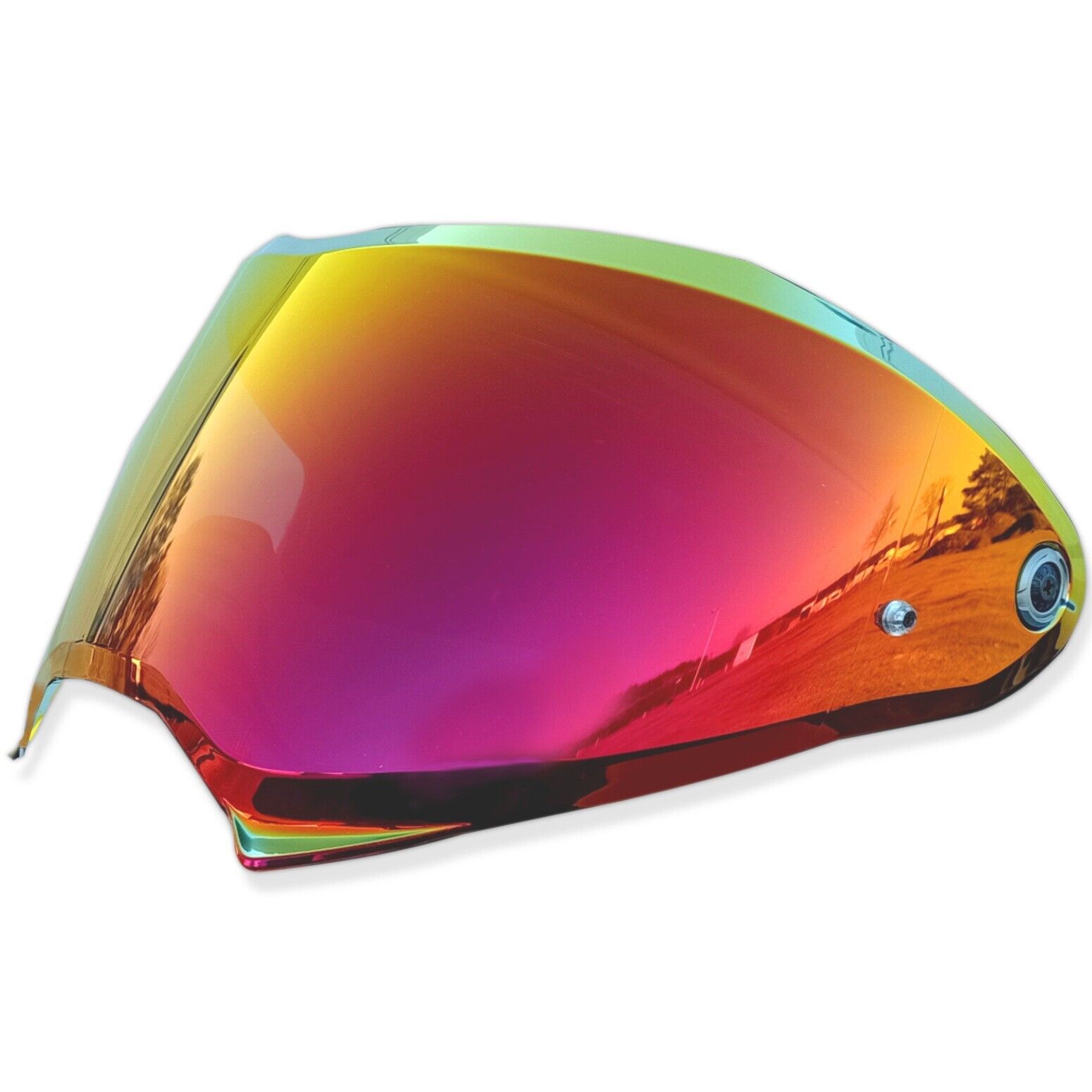 VISIERA HJ32 CASCO MOTO INTEGRALE HJC F70 SPECCHIO ROSSO FIRE RED