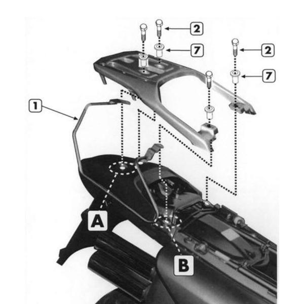 Telaietti borse laterali Givi Honda XL650V Transalp 2000-2007