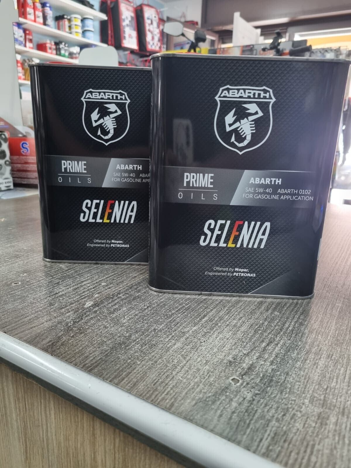 4 Litri Olio Motore Selenia Abarth 5W40 100% Sintetico 1.4 Multiair Spec. N°0102
