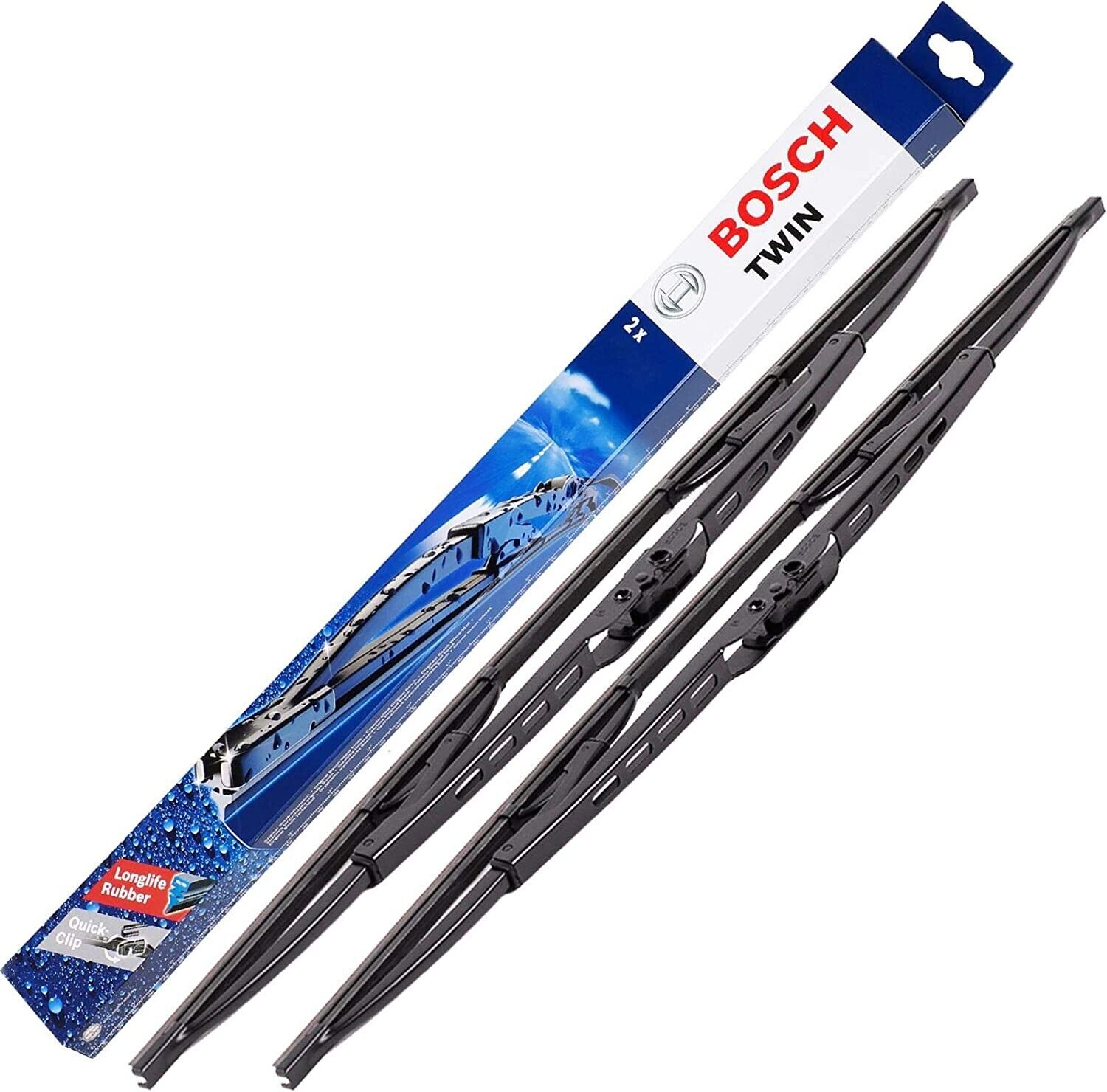 2X SPAZZOLE TERGICRISTALLI BOSCH 3397001532 TWIN 532 700 mm 700 mm