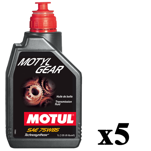 Motul Motyl Gear 75W85 Olio Trasmissione Differenziale Cambio GL5 GL4 5 Litri