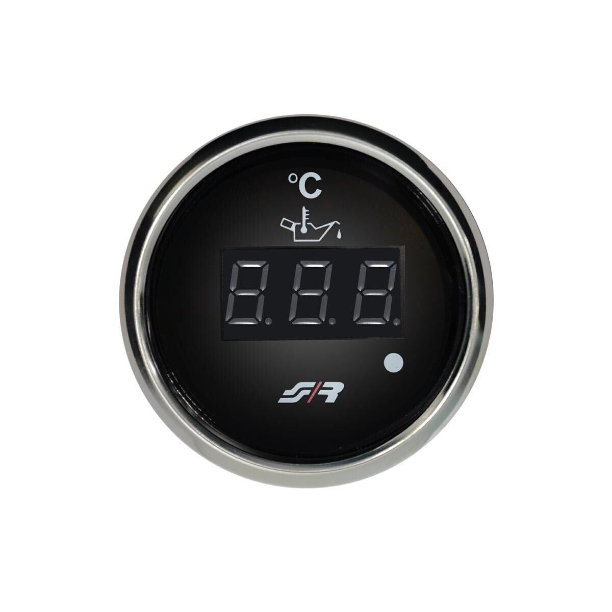 Termometro temperatura olio digitale Chrome rim line