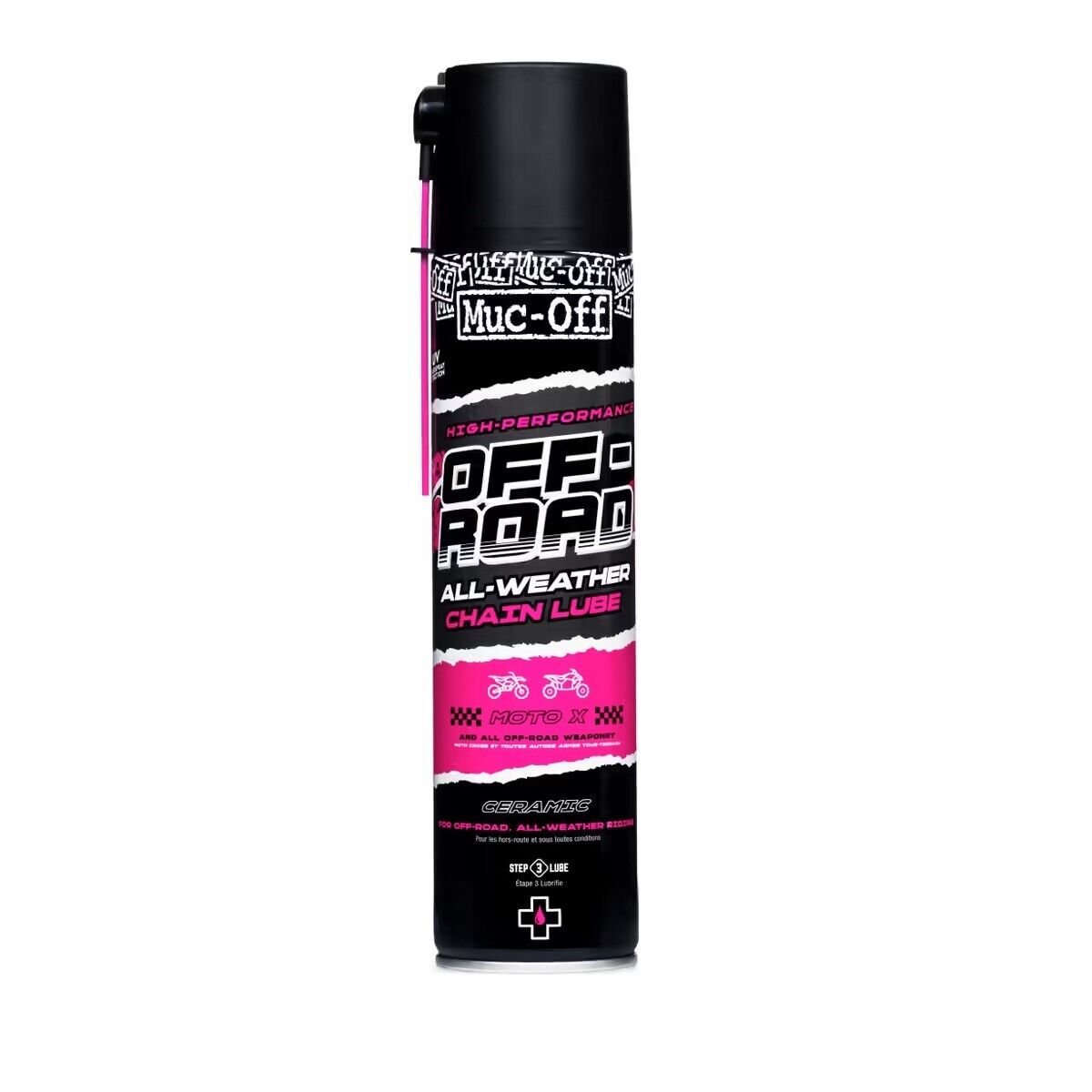 Lubrificante catena MUC-OFF Chain Lube Off-Road Ceramic Fuoristrada grasso spray