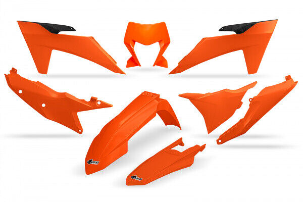 kit plastiche carene Ktm Exc 150 250 300 350 450 500 2024 arancio con portafaro