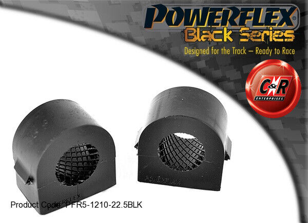 Powerflex Black Posteriore o,Spazzole 22.5mm Per BMW M3 2006 -2013
