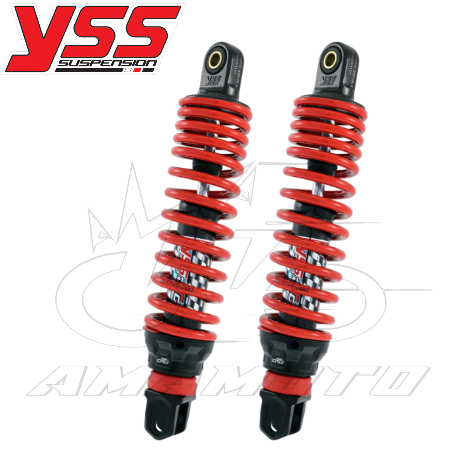 KIT AMMORTIZZATORI POSTERIORI YSS HONDA SH 125 I 2005 2006 2007 2008 JF14A