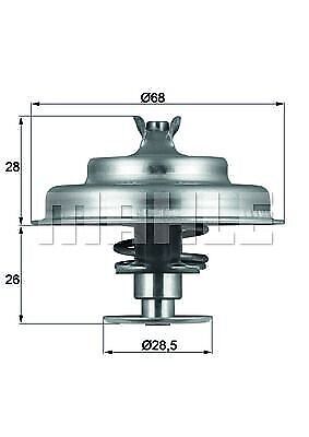MAHLE BEHR TX 75 80D - Termostato Refrigerante