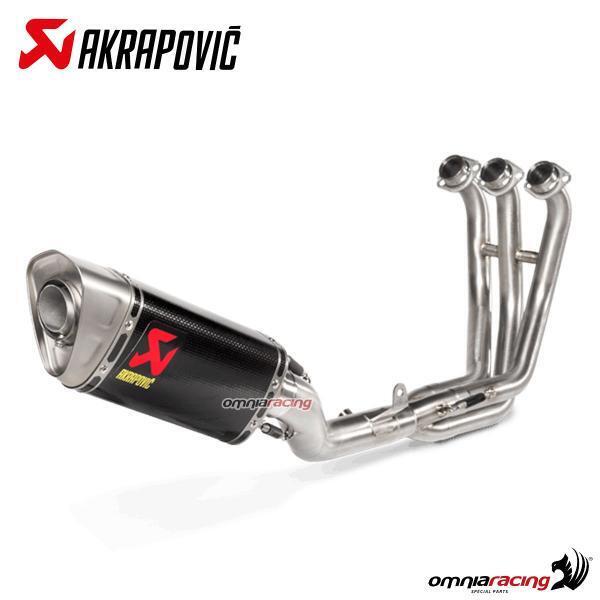 Akrapovic full exhaust carbon racing Yamaha MT09/FZ09 2021-2023