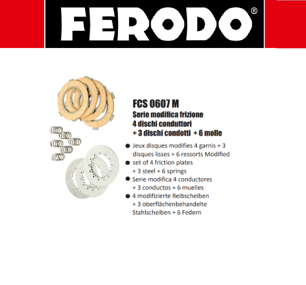 FCS0607M Ferodo Kit Modifica Frizione PIAGGIO VESPA 160 GS 1975-