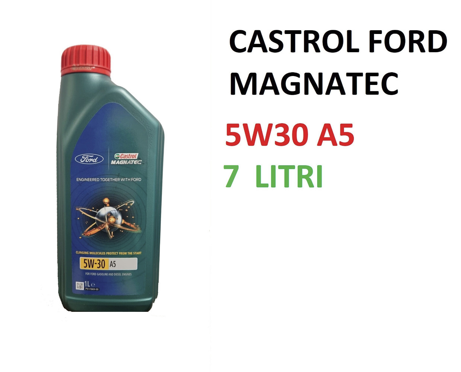 7 LITRI - OLIO MOTORE CASTROL FORD MAGNATEC  5W-30 ACEA A5/B5