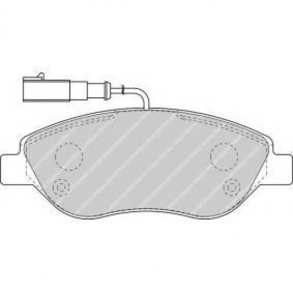 PASTIGLIE FRENO ANTERIORI FIAT STILO-BRAVO-ALFA ROMEO MITO-BOSCH 0986424595 POSI
