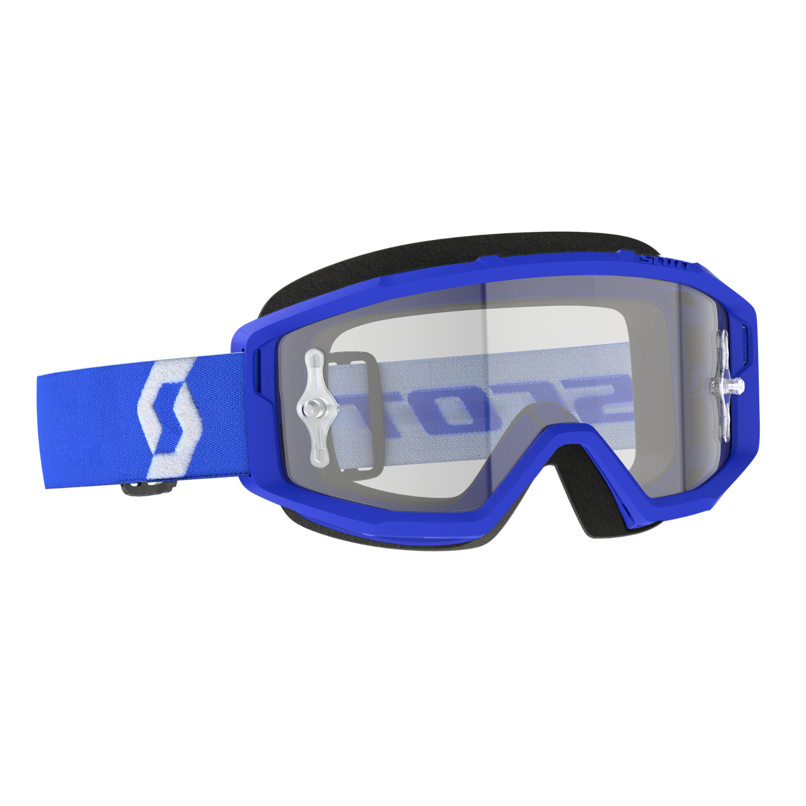 Maschera SCOTT Pimal Mx Goggles Blu Blue Clear Motocross Enduro DH
