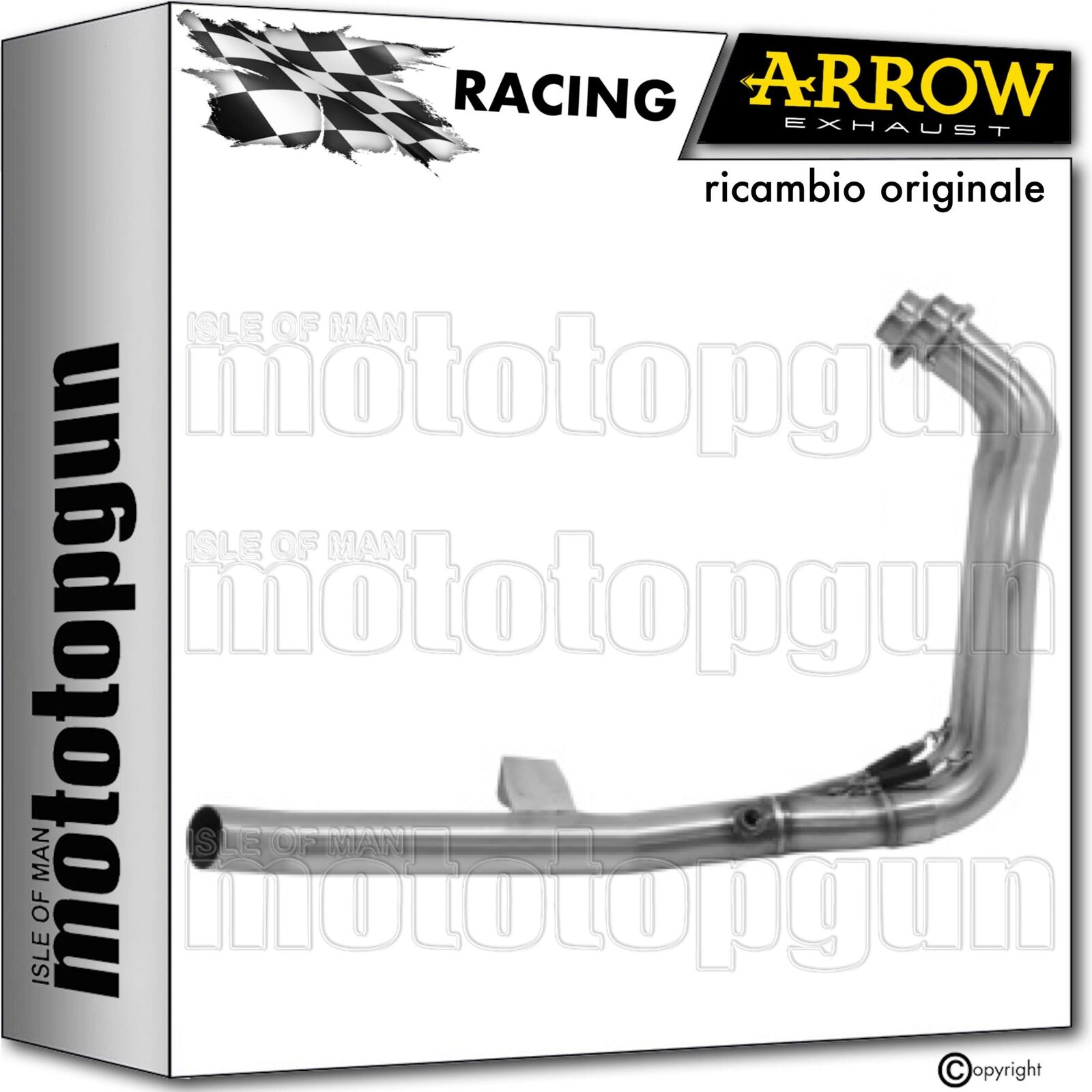 ARROW COLLETTORE RC INOX YAMAHA TENERE 700 2021 21 2022 22 2023 23