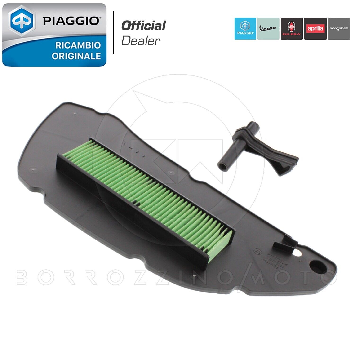 FILTRO ARIA 1A007267 ORIGINALE PIAGGIO MEDLEY 125 150 ABS 2016 2017 2018 2019