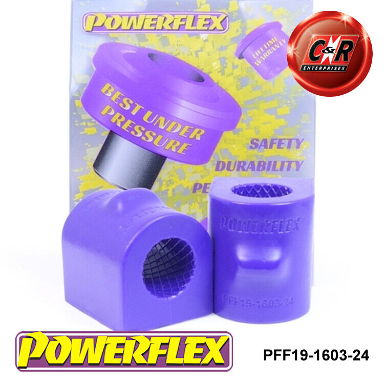 Powerflex Ant. o ,A Telaio Spazzole 24mm per Volvo V40 (2012-2019) PFF19-1603-24