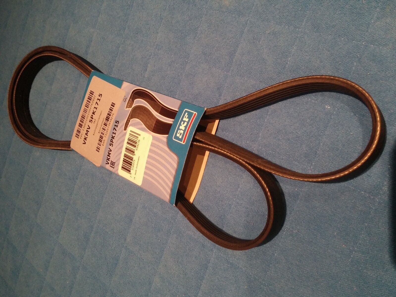 1x Cinghia Poly-V SKF VKMV 5PK1715 MERCEDES-BENZ CLASSE A & VANEO