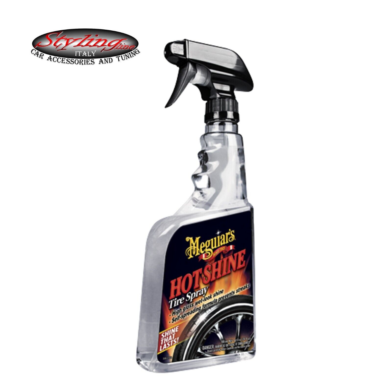 Lucida Gomme Meguiars Hot Shine Spray  710ml Brillantezza Resistente G12024