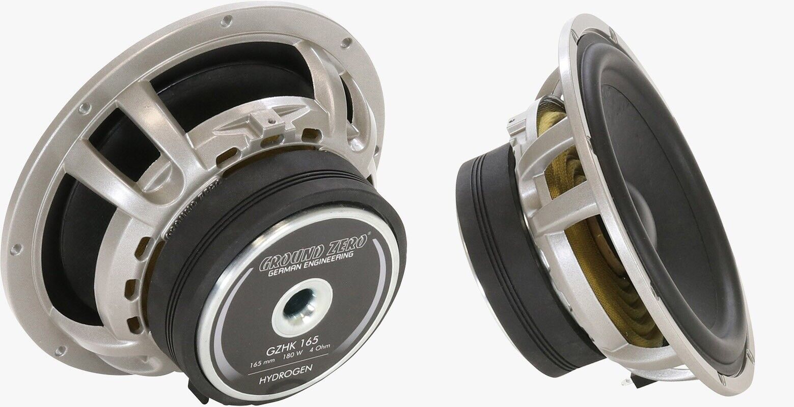 GZHK 165 Ground Zero Coppia Woofer 16 cm MidWoofer ALTOPARLANTI 165mm