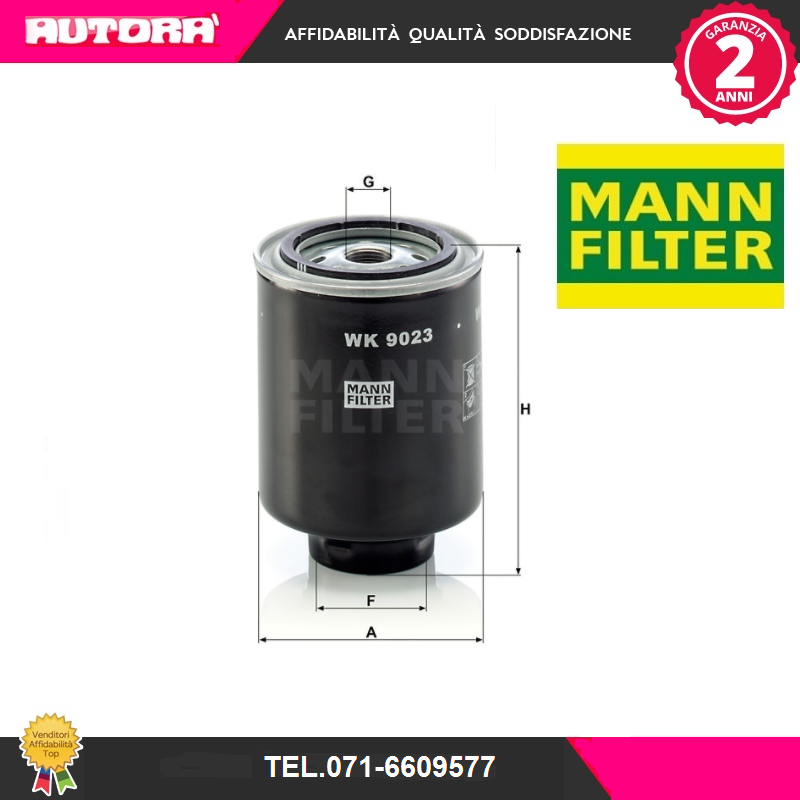 WK9023Z Filtro carburante (MARCA MANN FILTER)..