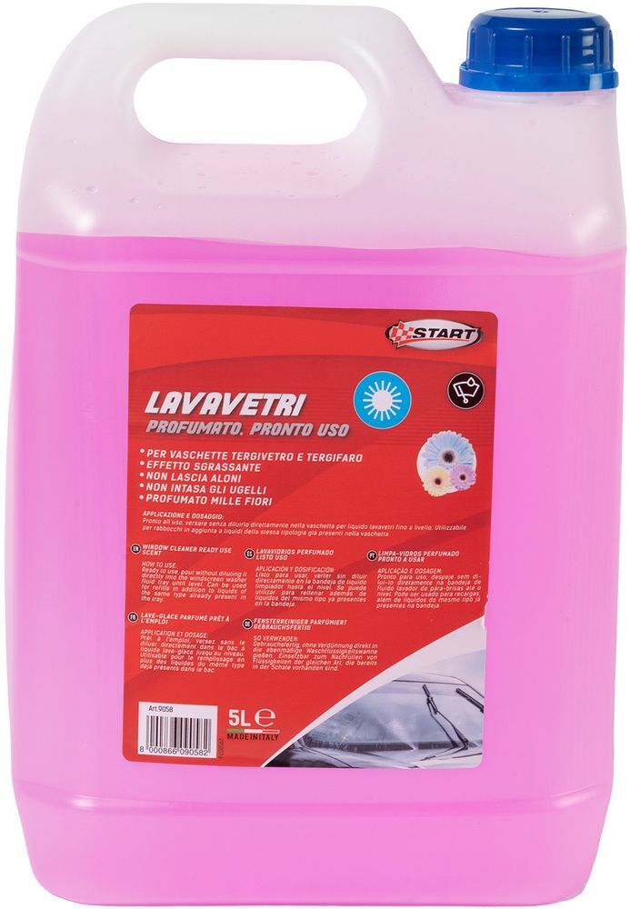 Liquido tergivetro profumato ai millefiori -5°C 5L START