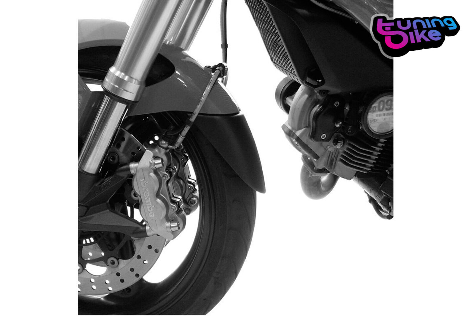 PUIG ESTENSIONE PARAFANGO ANTERIORE PER HONDA NT700V DEAUVILLE 2009 NERO OPACO
